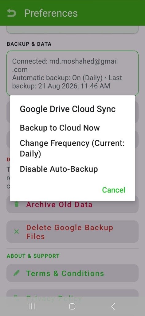 Private Google Drive Cloud Backup